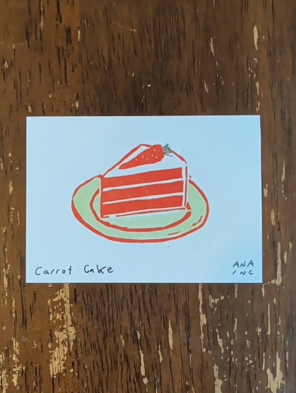 Inciardi Maine Mini Print Carrot Cake